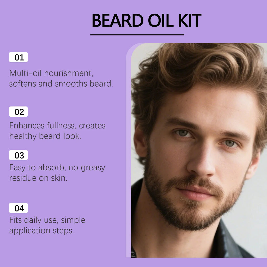 East Moon Beard Oil Kit – Unscented & Sandalwood | 2×30ml Beard Oil Kit SPOT