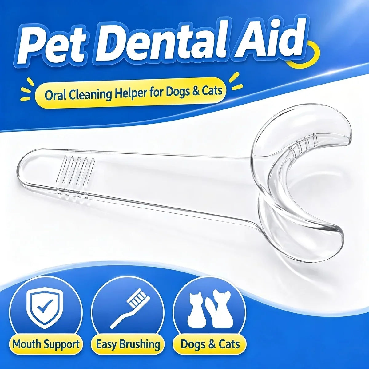 3-Pack Pet Mouth Opener – Cat & Dog Dental Cleaning Tool Pet Dental Tool SPOT