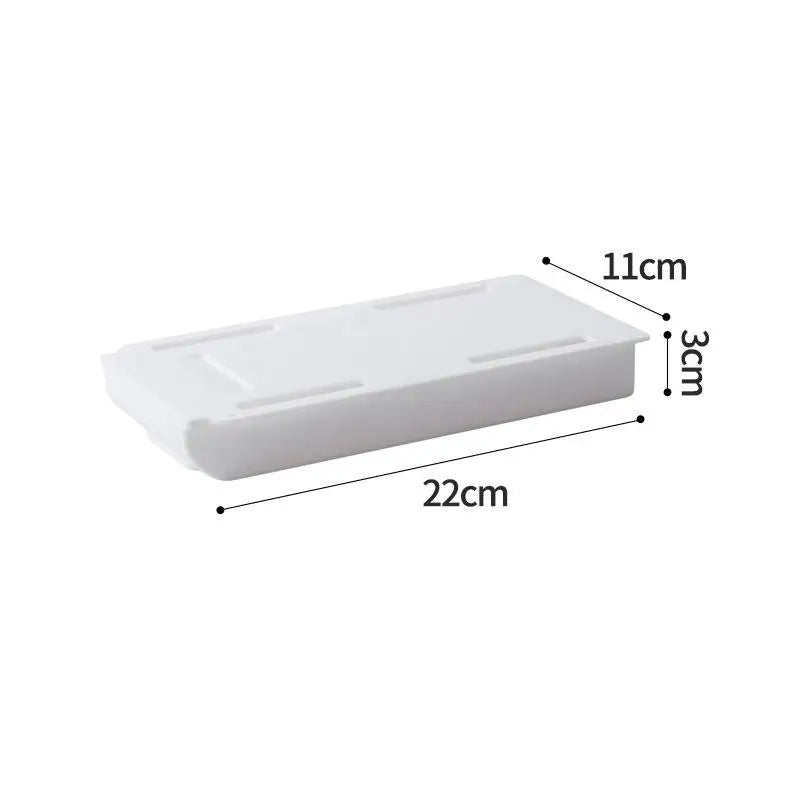 Under Desk Hidden Pull-Out Drawer – No-Drill Desk Organizer Under Desk Drawer SPOT A2
