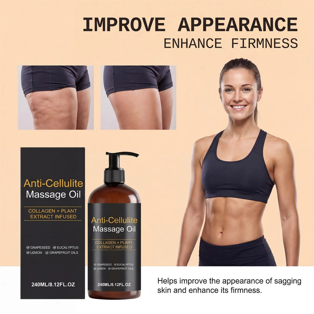Hoygi Firming Body Massage Oil with Collagen – 240ml Body Massage Oil SPOT