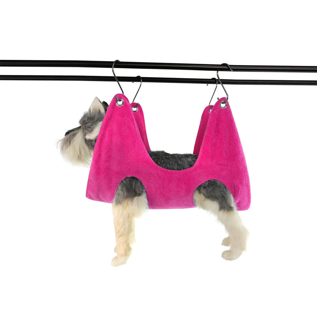 Pet Grooming Hammock Kit – Nail Clippers, Comb & Harness Pet Grooming Kit SPOT Grey