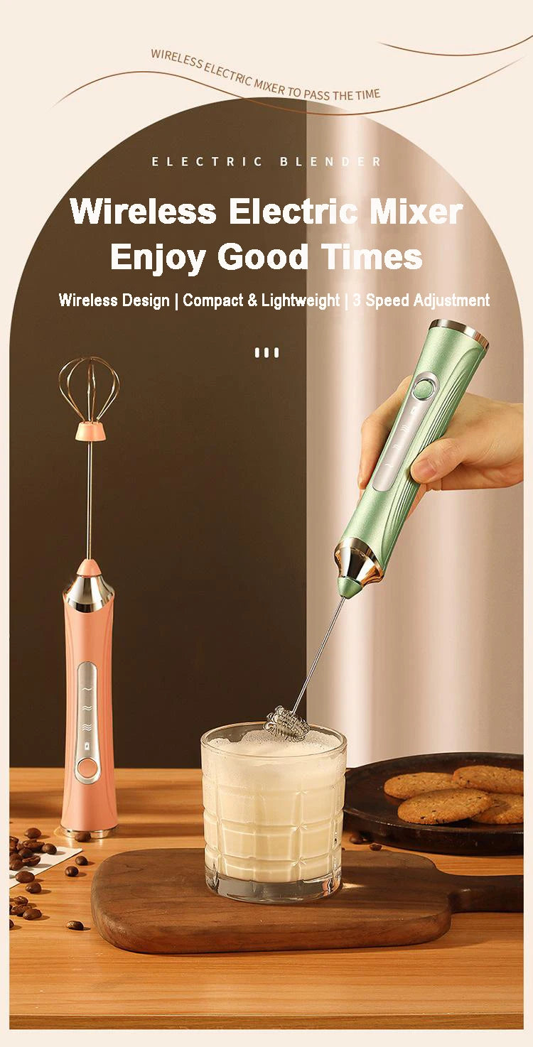 USB Rechargeable Handheld Milk Frother – Electric Foam Maker Milk Frother SPOT
