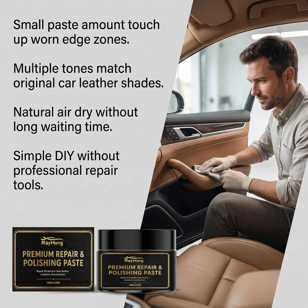 Leather & Plastic Repair Cream – Scratch & Scuff Polishing Paste Leather Repair Cream SPOT