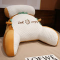 Ergonomic Reading Pillow – Adjustable Lumbar Back Support Cushion Reading Support Pillow SPOT Orange