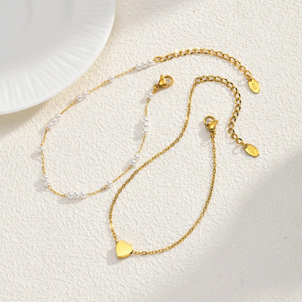 Dainty Layered Anklet – 18K Gold Plated Stainless Steel Layered Anklet SPOT