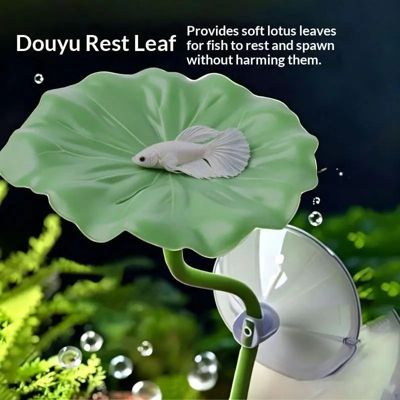 Soft Artificial Lotus Leaf Betta Rest – Aquarium Decor Aquarium Decor SPOT