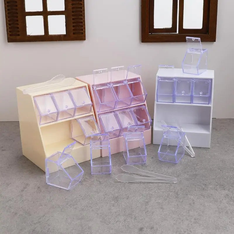 1/12 Dollhouse Candy Display Rack & Drawer Cabinet Miniature Dollhouse Miniature SPOT