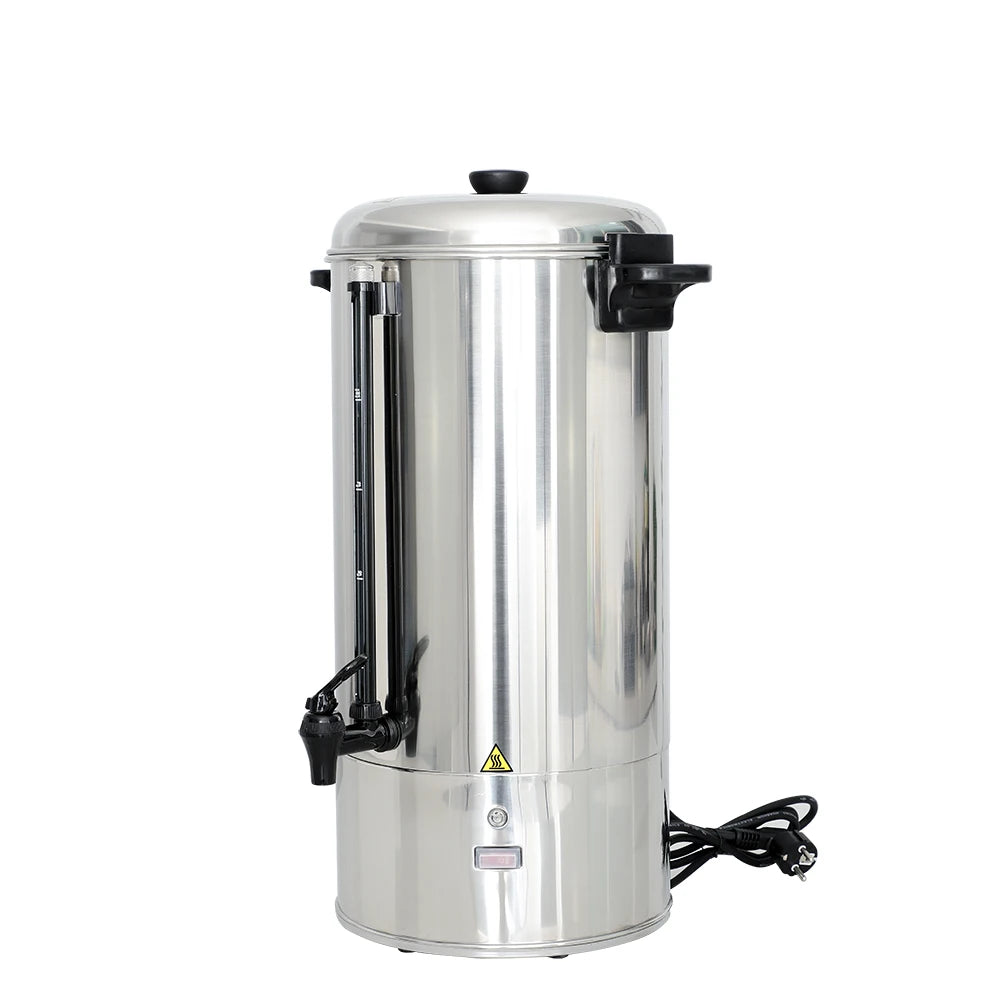10L Commercial Stainless Steel Coffee Urn & Hot Water Boiler Coffee Percolator Urn SPOT Default Title