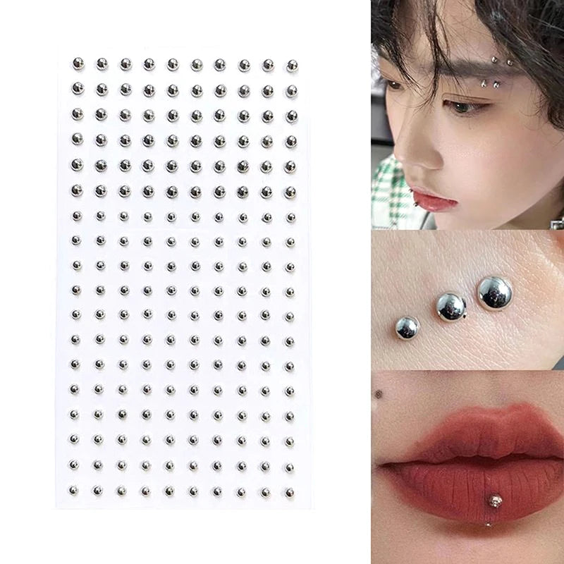 Self-Adhesive Rhinestone Face Gems – Non-Piercing Body Stickers Body Gem Stickers SPOT