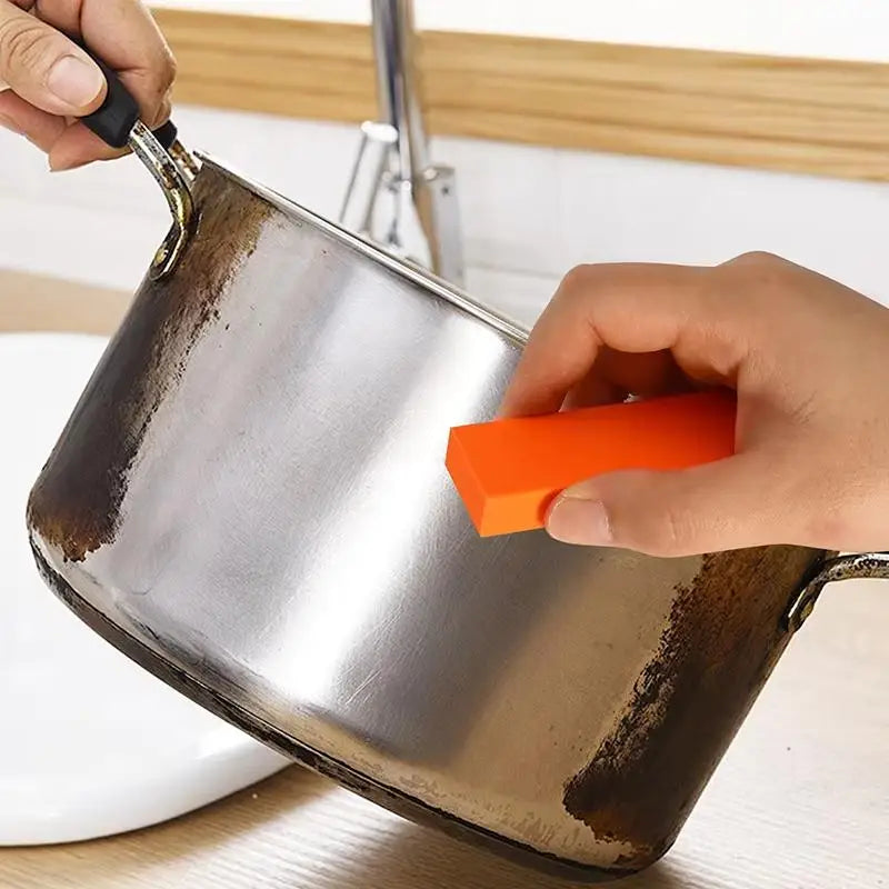 Stainless Steel Cleaning Eraser – Rust & Limescale Remover Metal Cleaning Eraser SPOT