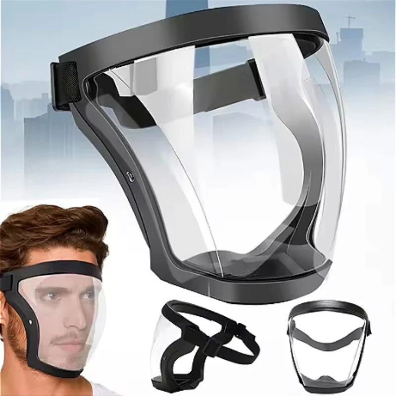 Transparent Anti-Fog Face Shield – Splashproof Safety Mask Safety Face Shield SPOT