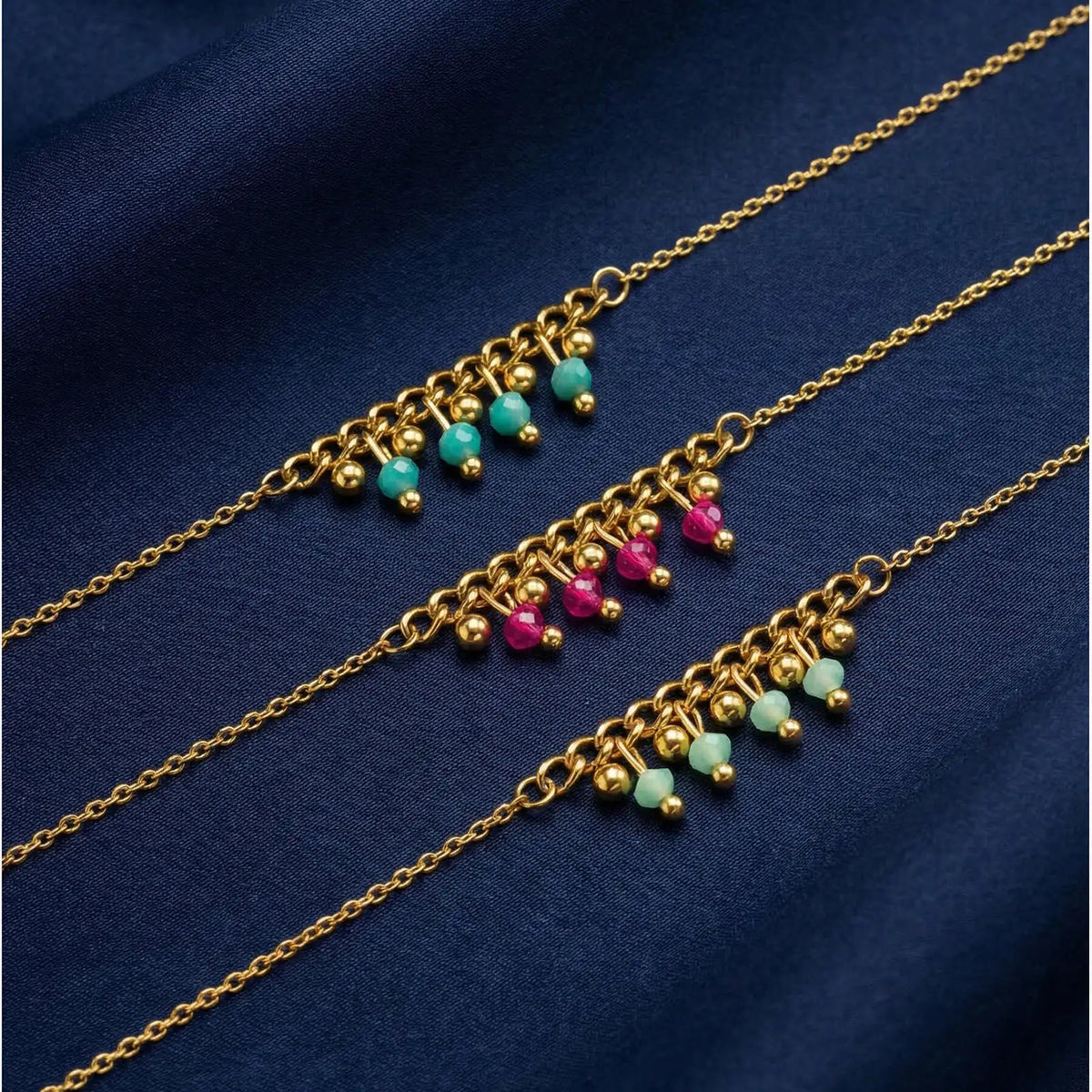 Boho Colorful Beaded Tassel Choker Necklace – Women's Beach Jewelry Beaded Choker Necklace SPOT