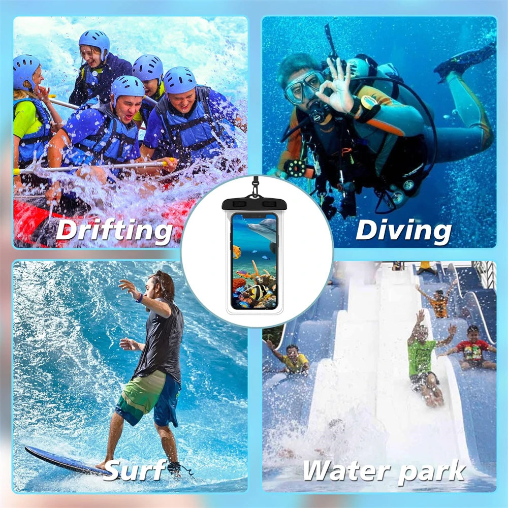 Waterproof Phone Pouch – Underwater Case for 7.2" Phones Waterproof Phone Pouch SPOT