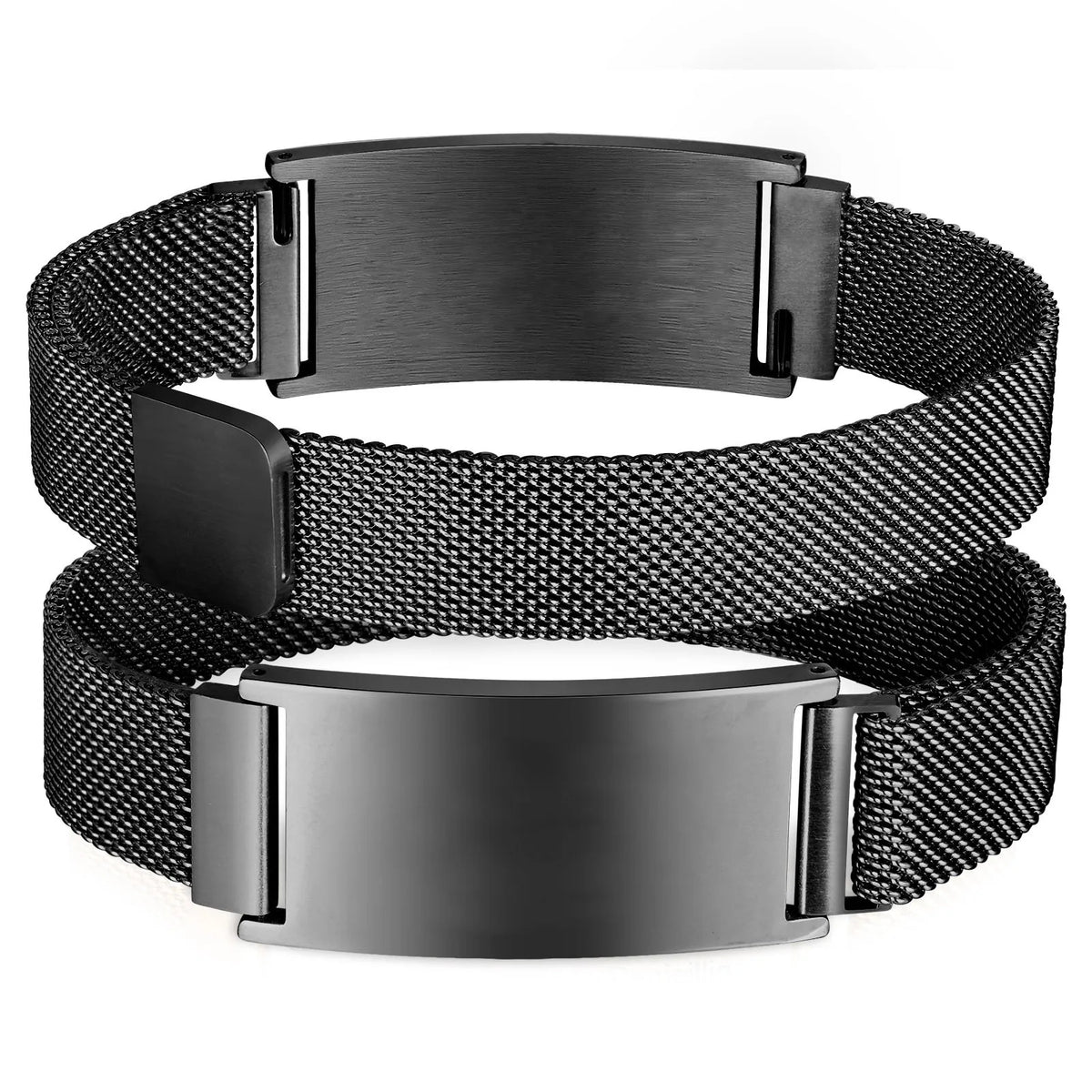 Personalized Medical Alert ID Bracelet – Free Engraving | Stainless Steel Medical ID Bracelet SPOT BR-1602B