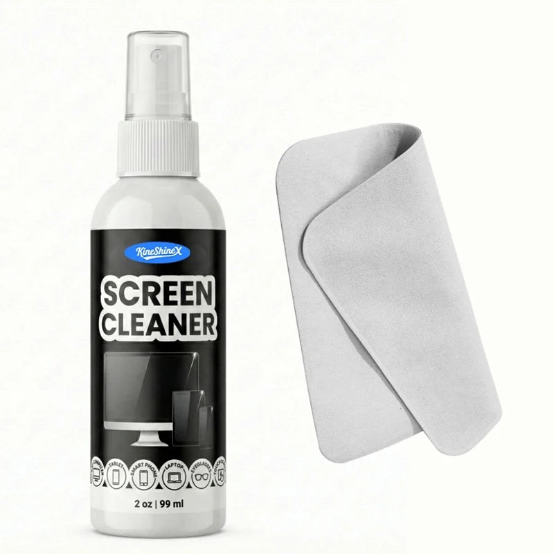 Screen Cleaner Kit – Streak-Free Spray & Microfiber Cloth Screen Cleaning Kit SPOT 99ml