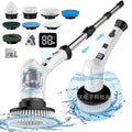 Electric Cleaning Brush – Kitchen & Bathroom Floor Scrubber Electric Cleaning Brush SPOT White 8-in-1