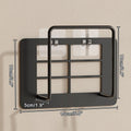 No-Drill Wall-Mounted Router & Set-Top Box Storage Shelf Wall Storage Shelf SPOT L Black