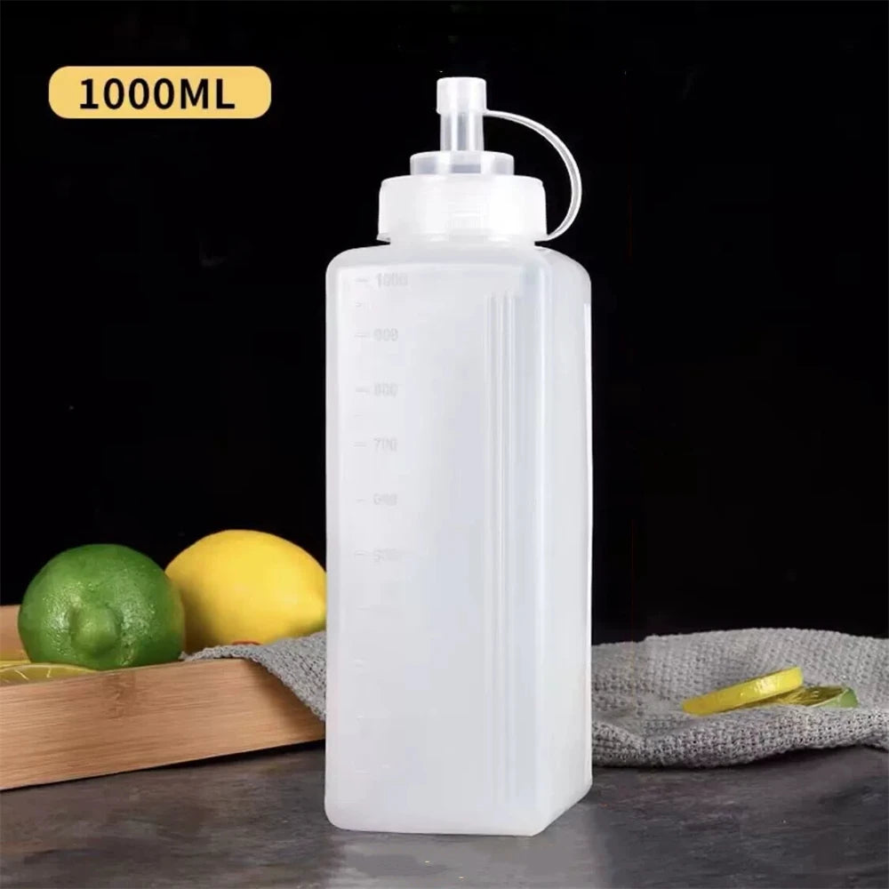 Large Squeeze Sauce Bottle 800/1000ml – Condiment Dispenser Condiment Squeeze Bottle SPOT 1000ml