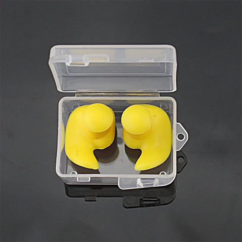 Waterproof Silicone Earplugs – Soft Portable Swimming Ear Plugs Swimming Earplugs SPOT YW