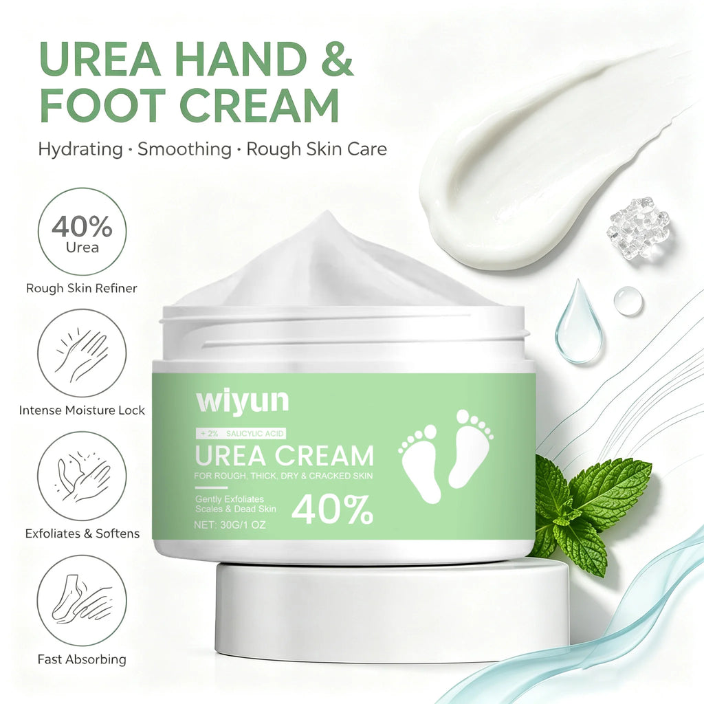 WIYUN 40% Urea Cream 2% Salicylic Acid – Hand & Foot Cream Foot & Hand Cream SPOT