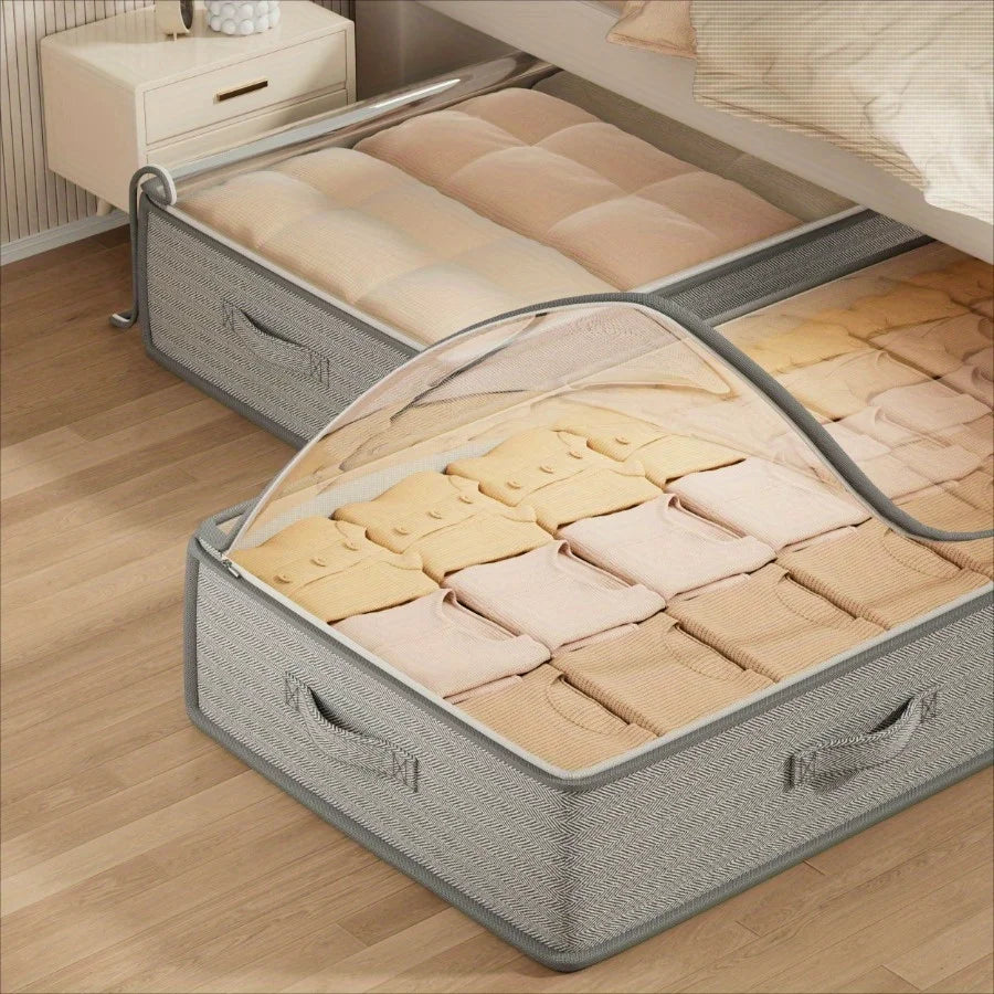 Foldable Under Bed Storage Bags – Non-Woven Organizer Bins Under Bed Storage SPOT