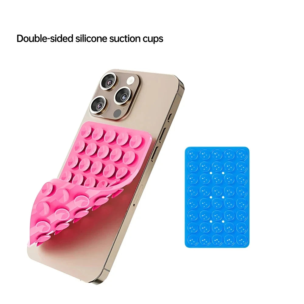 Double-Sided Silicone Suction Pad – Reusable Phone Mount Phone Suction Mount SPOT
