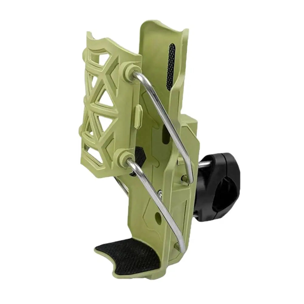 360° Adjustable Motorcycle Handlebar Water Bottle Cage Handlebar Bottle Cage SPOT Yellow