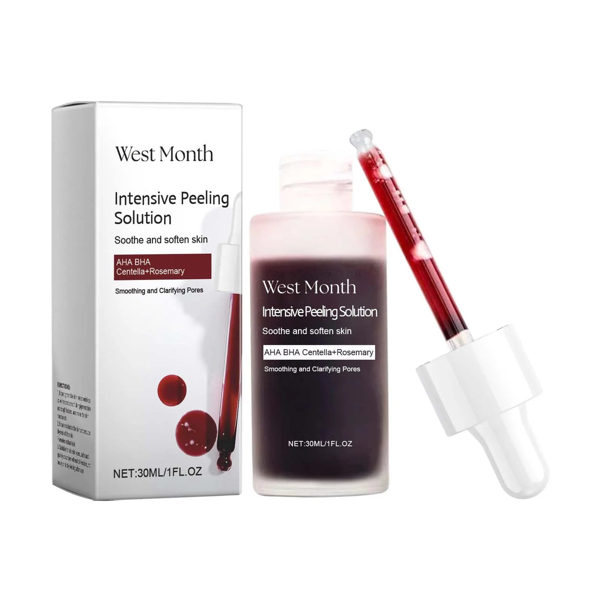 Salicylic Acid AHA Peeling Face Serum | Brighten & Smooth Exfoliating Face Serum SPOT 30ml Boxed