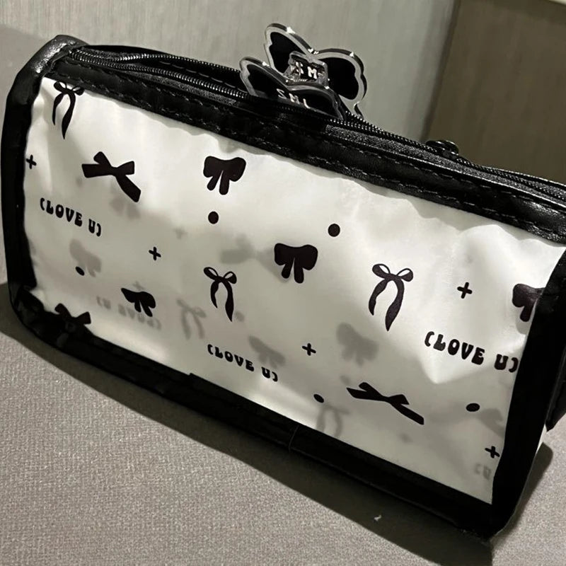 Cartoon Translucent Pencil Case – Large Capacity Multi-Layer Pencil Case SPOT