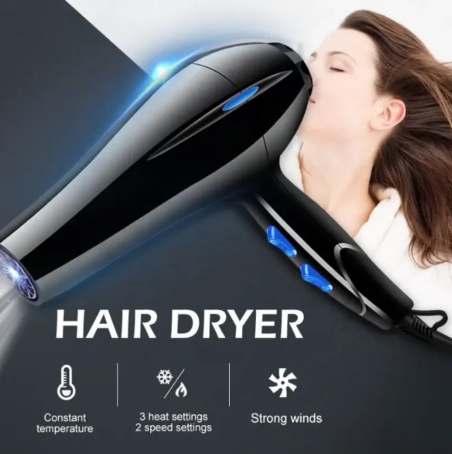 DUTRIEUX Ionic Hair Dryer 1200W – 3 Settings, Travel Ready Ionic Hair Dryer SPOT