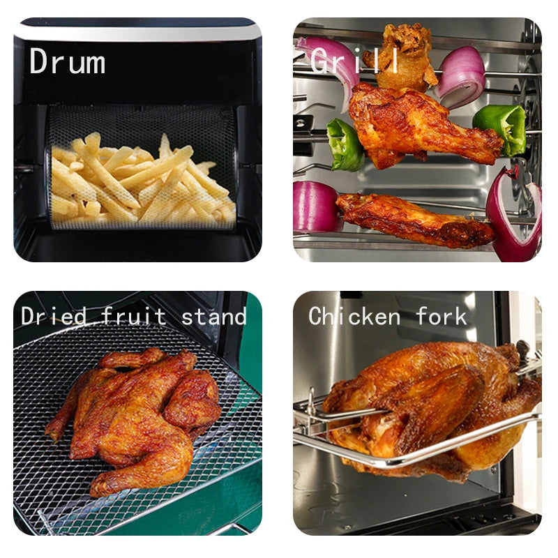 DUTRIEUX 5.8QT Digital Air Fryer Oven 1800W – Large Capacity Digital Air Fryer SPOT
