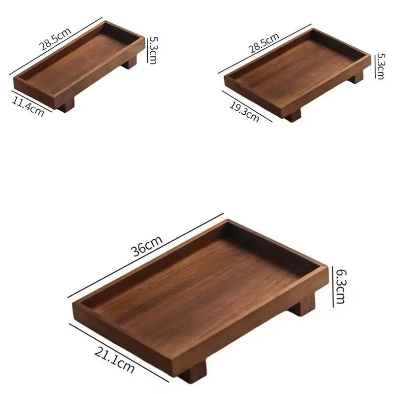 Rectangular Wooden Serving Tray – Rustic Kitchen & Tea Tray Wooden Serving Tray SPOT