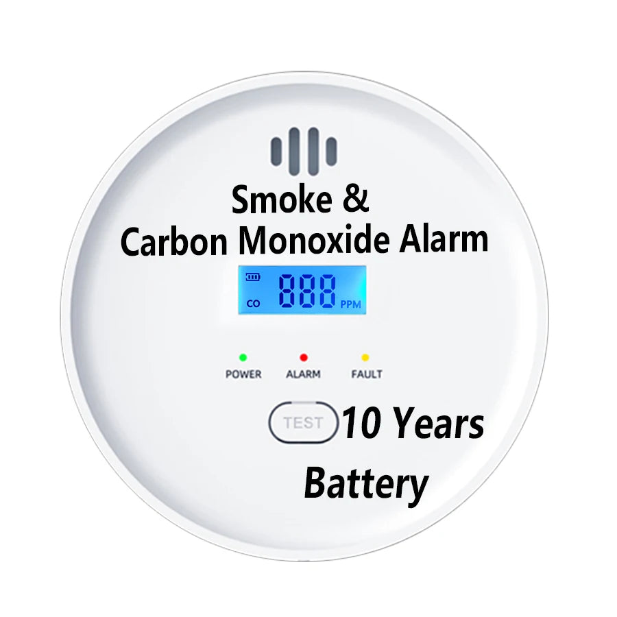 Smoke & CO Detector Combo – 10-Year Battery & App Alerts Smoke CO Detector SPOT SKU-01-PG-SC01