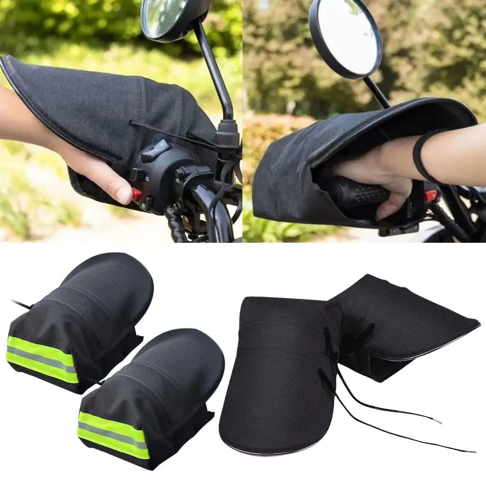 Motorcycle Handlebar Muffs – Waterproof UV Hand Covers Handlebar Hand Covers SPOT