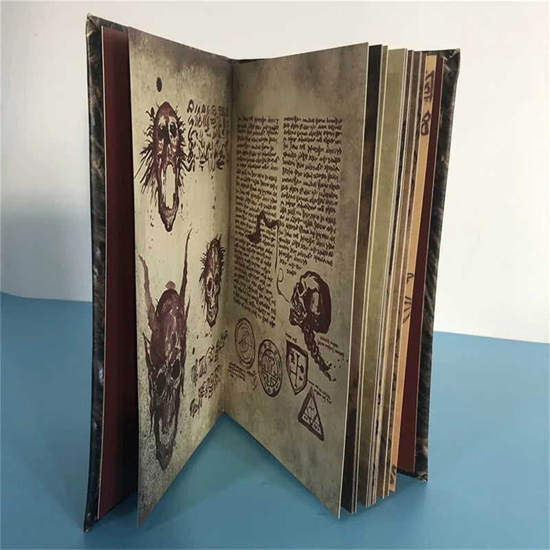 Necronomicon Dark Magic Prop Book – Gothic Altar Decoration Decorative Prop Book SPOT