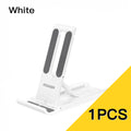 Essager Foldable Phone & Tablet Stand – 6-Angle Desk Holder Phone Desk Stand SPOT White