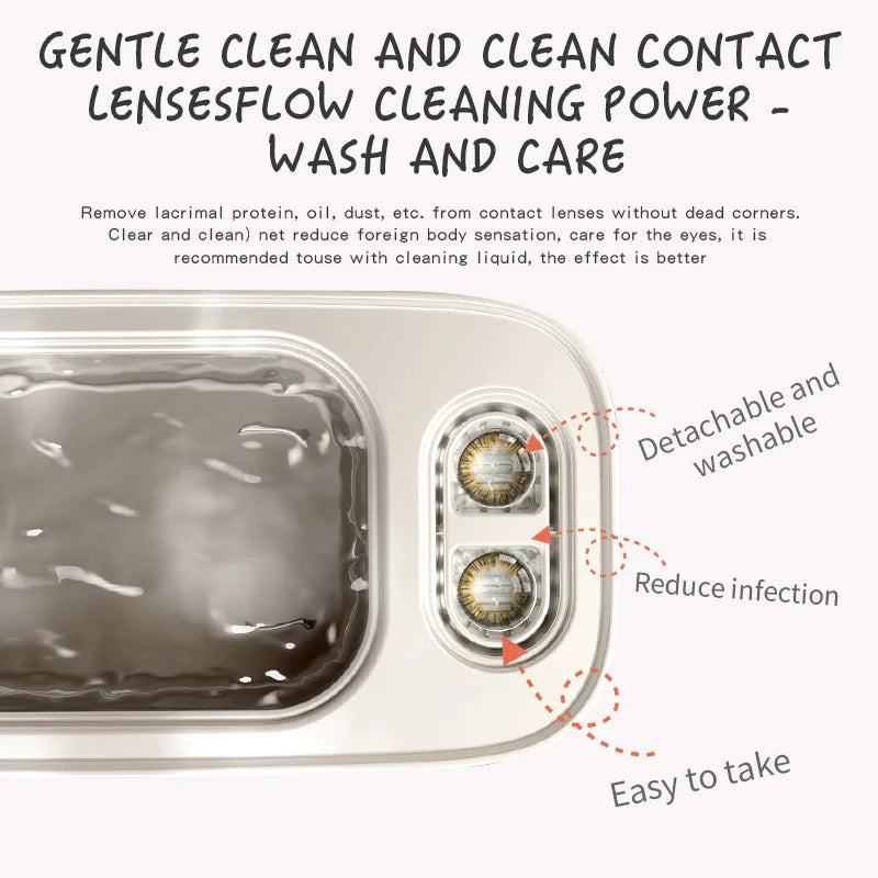 48kHz Ultrasonic Cleaner – Jewelry, Glasses & Contact Lens Ultrasonic Cleaner SPOT