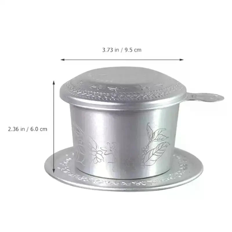 Vietnamese Coffee Dripper Set – Portable Aluminum Filter Coffee Dripper Set SPOT