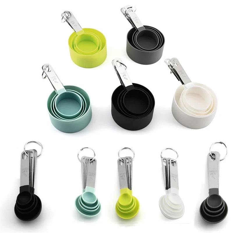 8-Piece Measuring Cups & Spoons Set – Baking Kitchen Tools Measuring Cups Set SPOT