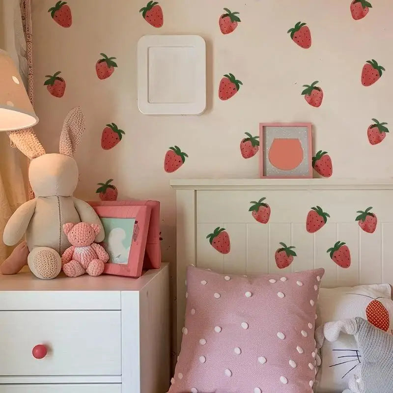 Cute Berry Self-Adhesive Wall Sticker – Sweet Room Decor Wall Decal Sticker SPOT