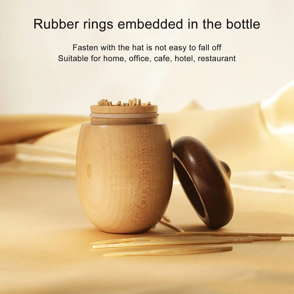 Acorn Wooden Toothpick Holder Dispenser – Home & Office Toothpick Holder SPOT