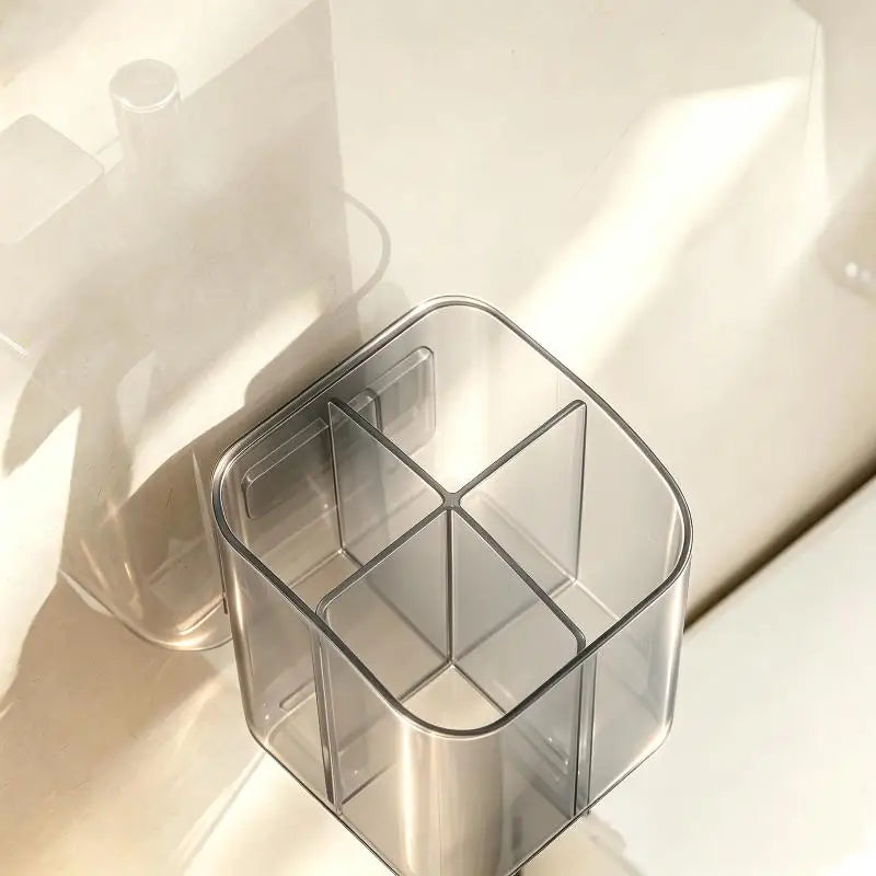 Wall-Mounted Toothbrush Rack – BPA-Free Large Capacity Organizer Toothbrush Holder Rack SPOT A4