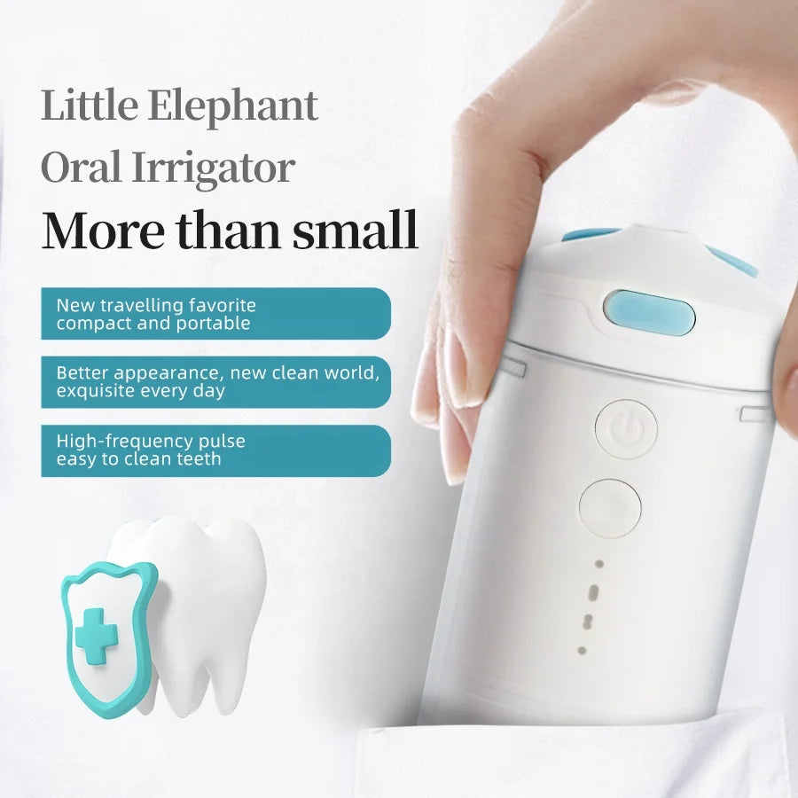Portable IPX7 Cordless Water Flosser – Travel Oral Irrigator Water Flosser SPOT