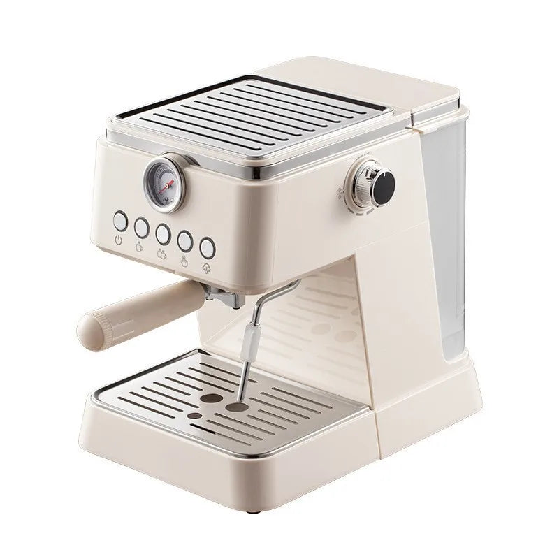 DUTRIEUX Semi-Automatic Espresso Machine – Grind & Froth Espresso Machine SPOT Push-button white US