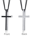 Men's Stainless Steel Cross Pendant Necklace – 24" Link Chain Cross Pendant Necklace SPOT PN-620-1 picture Pendant with Chain