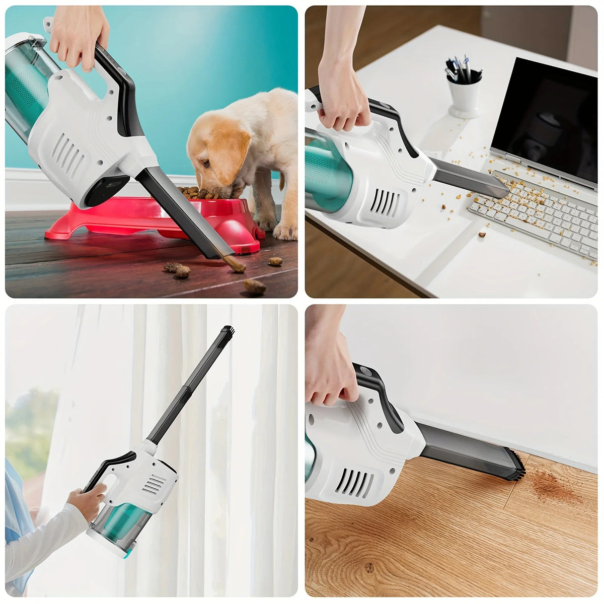 Wireless Wet & Dry Handheld Vacuum Cleaner – 8000Pa 80W Handheld Vacuum Cleaner SPOT