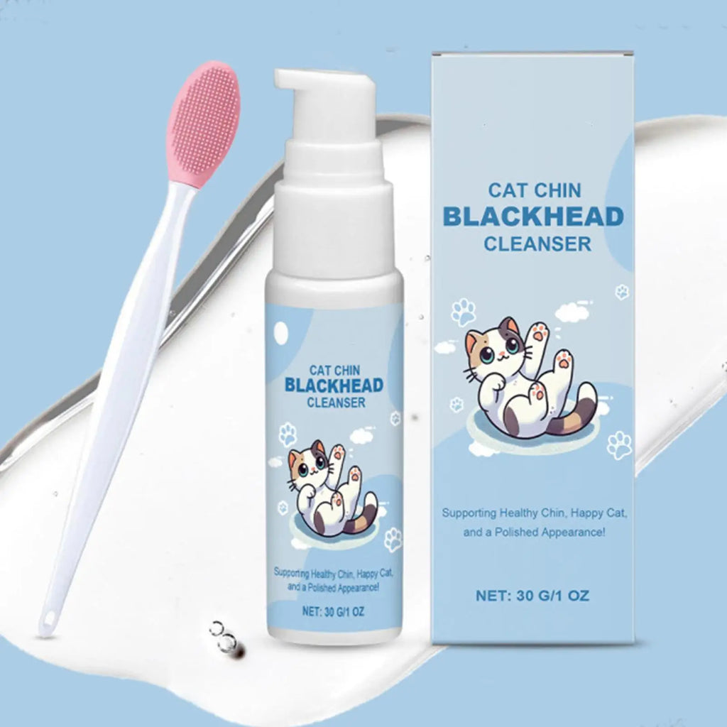 Cat Chin Cleaner Kit with Double-Sided Brush | Pet Grooming Pet Grooming Kit SPOT