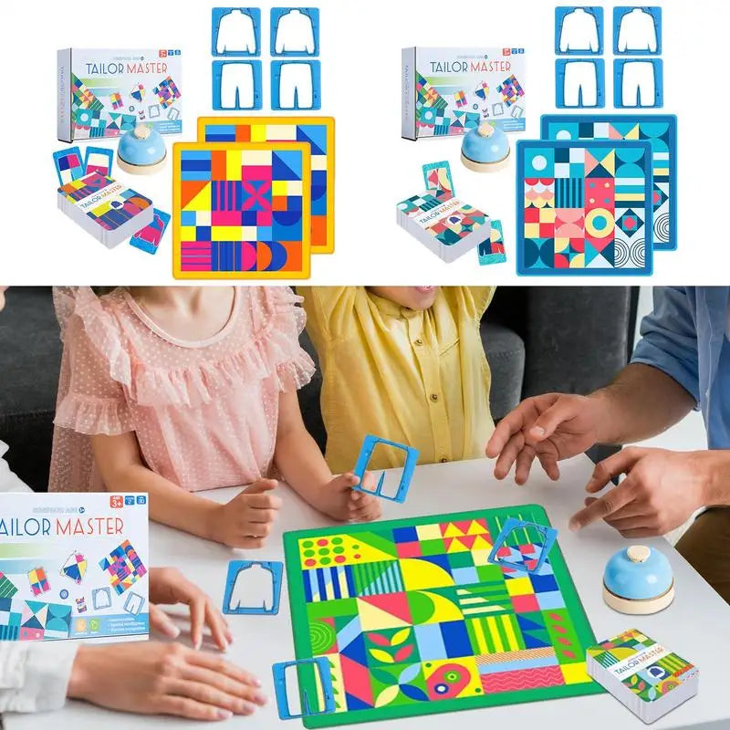 Tailor Master Matching Game – Montessori Educational Toy Educational Board Game SPOT