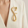 Meaeguet 18K Gold Plated Abstract Brooch Pin for Women Fashion Brooch Pin SPOT BH-049G