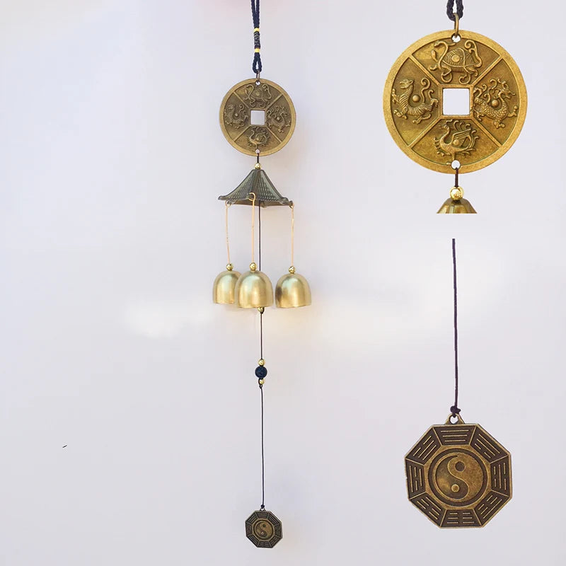 Antique Copper Metal Wind Chime – Garden & Outdoor Décor Garden Wind Chime SPOT